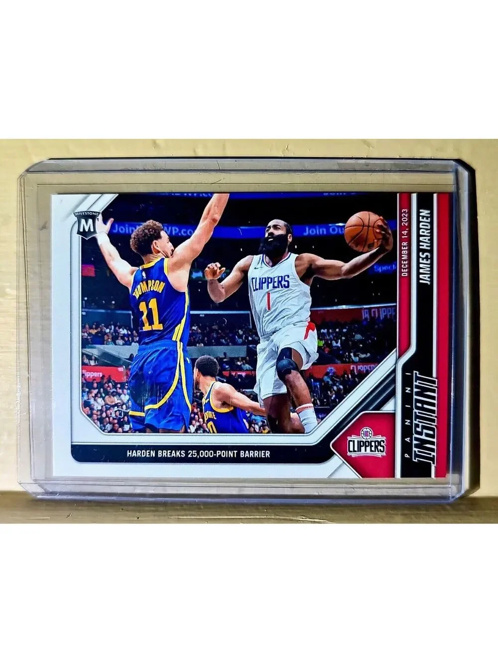 James Harden 2023-24 Panini #171 NBA Basketball Milestone Card Clippers 1 of 70
